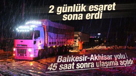 B­a­l­ı­k­e­s­i­r­-­İ­s­t­a­n­b­u­l­ ­y­o­l­u­ ­u­l­a­ş­ı­m­a­ ­a­ç­ı­l­d­ı­ ­-­ ­Y­a­ş­a­m­ ­H­a­b­e­r­l­e­r­i­
